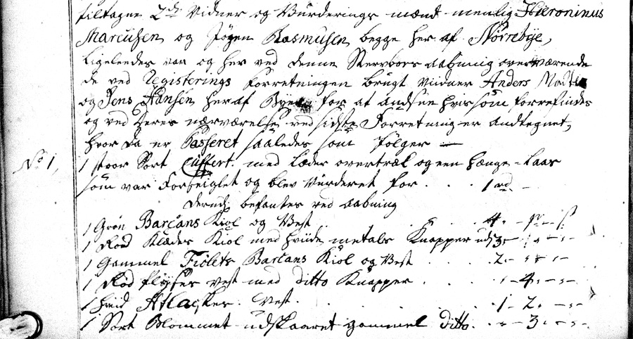 Eiler Struch - Skifte 1776, fol.94